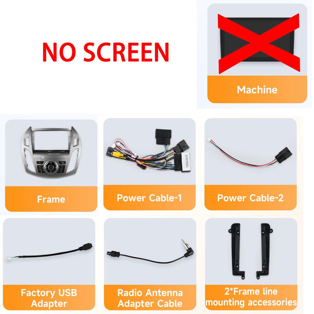 Car Multimedia Player for Ford Transit Tourneo Connect 2013-2018 Stereo Autoradio Carplay Android Auto DSP 6115 Intelligent GPS