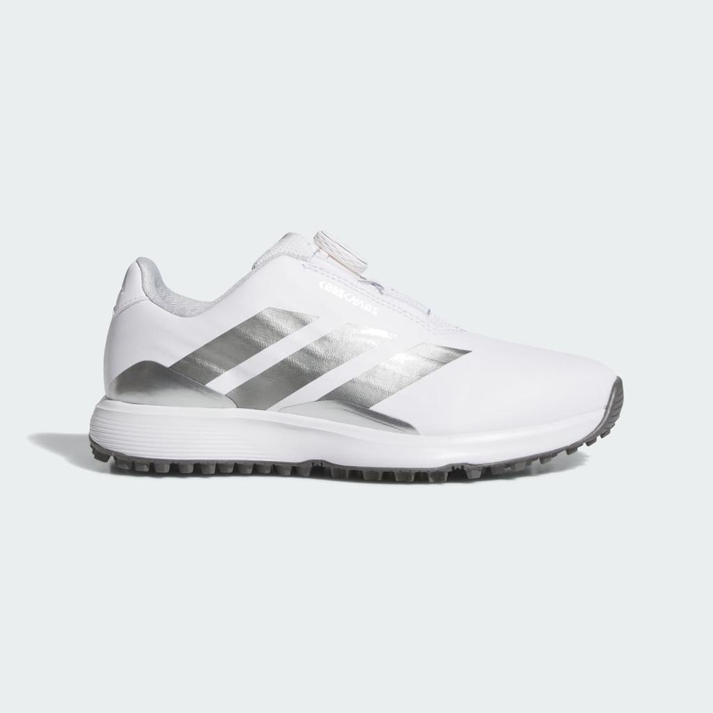 adidas JUNIOR CODECHAOS BOA SPIKELESS GOLF KI5747 Kids' Performance Sports Shoes Cloud White / Iron Metallic / Silver Metallic