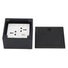 Floor Power Socket Box Stainless Steel 16A 3 Prong Hole USB Computer Port Recessed Outlet Box
