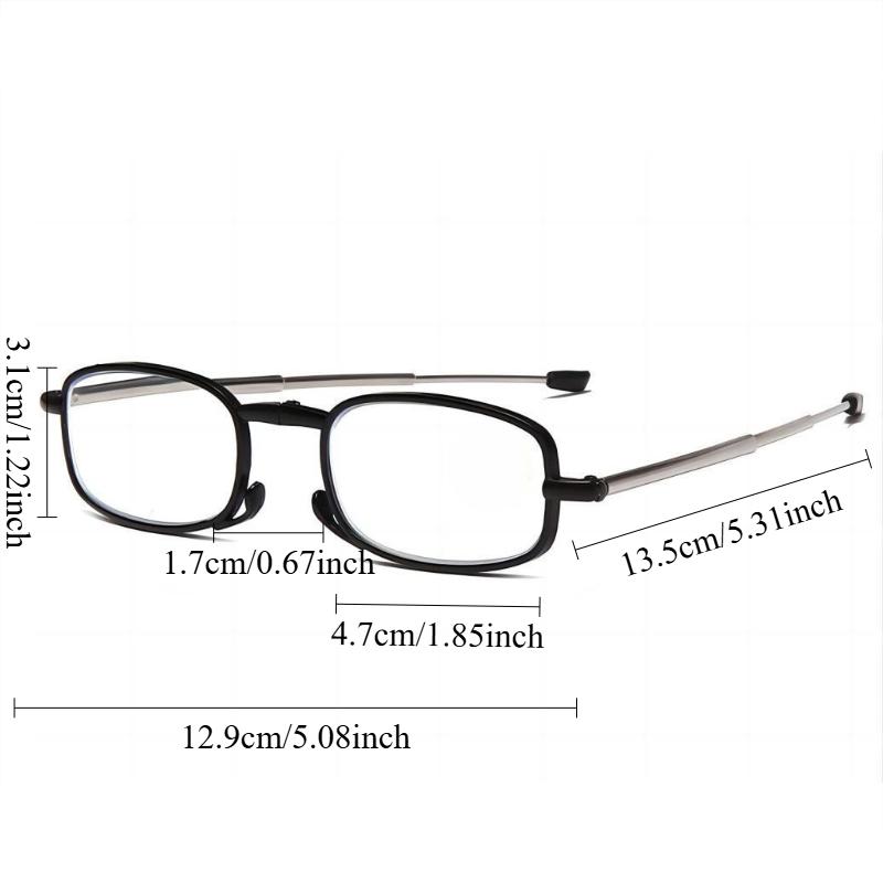 High-definition Reading Glasses Men Women Ultralight Resin Presbyopic Eyeglasses Portable Foldable Vision Care Eyewear