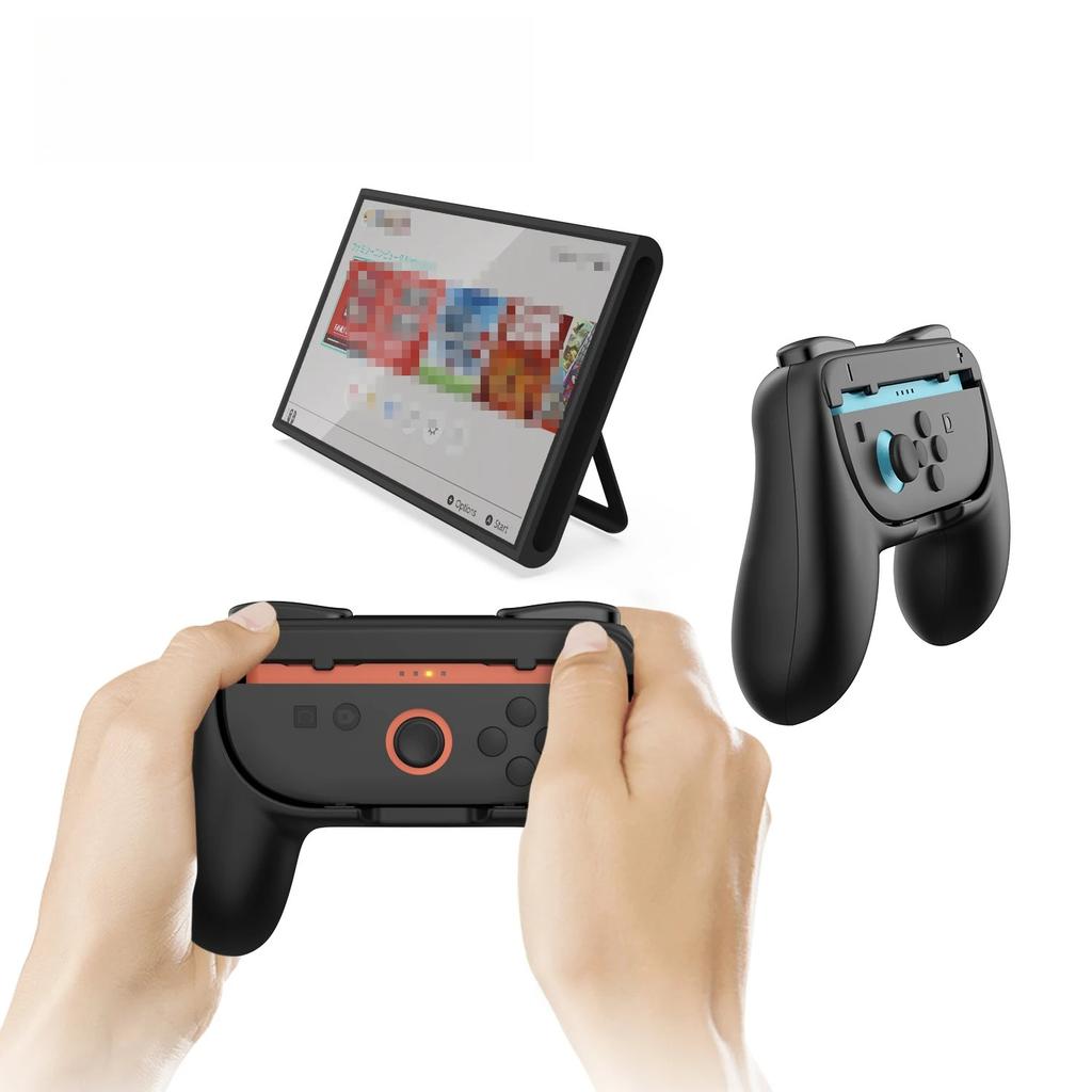 Эргономичный захват для Switch 2/Switch 1 Joy-pad с удобными ручками, Левый и правый маленькие захваты, Аксессуары для ручек