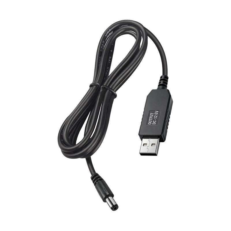 High-Power USB to DC Step-Up Cable: 5V to 8.4V/9V/12V/12.6V Charging for Routers & Speakers