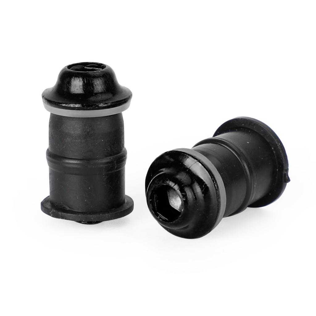 Motorcycle Wind Screen Shield Alu M5x16mm Screw Bolt Washers Kit Black 10 Pack