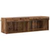 LED TV Cabinet Set in Reclaimed Wood Style 100 x 30 x 30 cm Particleboard