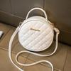 Retro Small Round Bag Women's Bag Women's Embroidered Messenger Bag