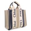 Tote Bag Shoulder Bag Woody Small 2WAY Mini Bag Beige Black Ladies CHC22AS397I26 91J [Chloe] [Item]