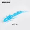 BEARKING Good Larva Soft Lures 5cm 0.8g 15pcs Fishing Artificial Silicone Bass Pike Minnow Swimbait Jigging Plastic Baits Worm