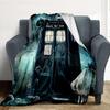 Tardis Dream Flannel Blanket Throw Blanket Soft Warm Sofa Bed Camping Car Home Decor Unique Christmas Gift C9302713