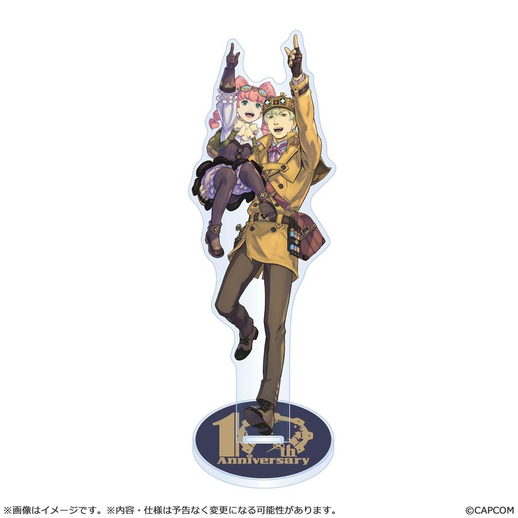 Capcom Great Ace Attorney Anniversary Acrylic Stand Sherlock Holmes Iris Watson H149 X W52 X D50mm Acrylic ~10th Banquet~ & Approx.