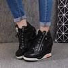 Shoes Womens Sneakers with Platform Woman Shoe Luxury Wedge Heel Basket Autumn Winter Thick Fashion High Casual Running Low Help