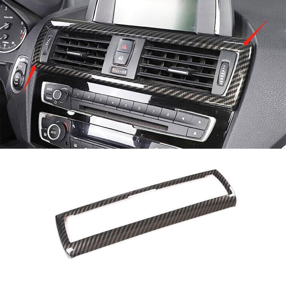 Fit For BMW F20 F21 F22 F23 Carbon Fiber Car Middle Air Outlet Vent Cover Trim