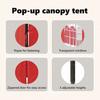 Foldable Party Tent with Side Walls Red 3x3 m