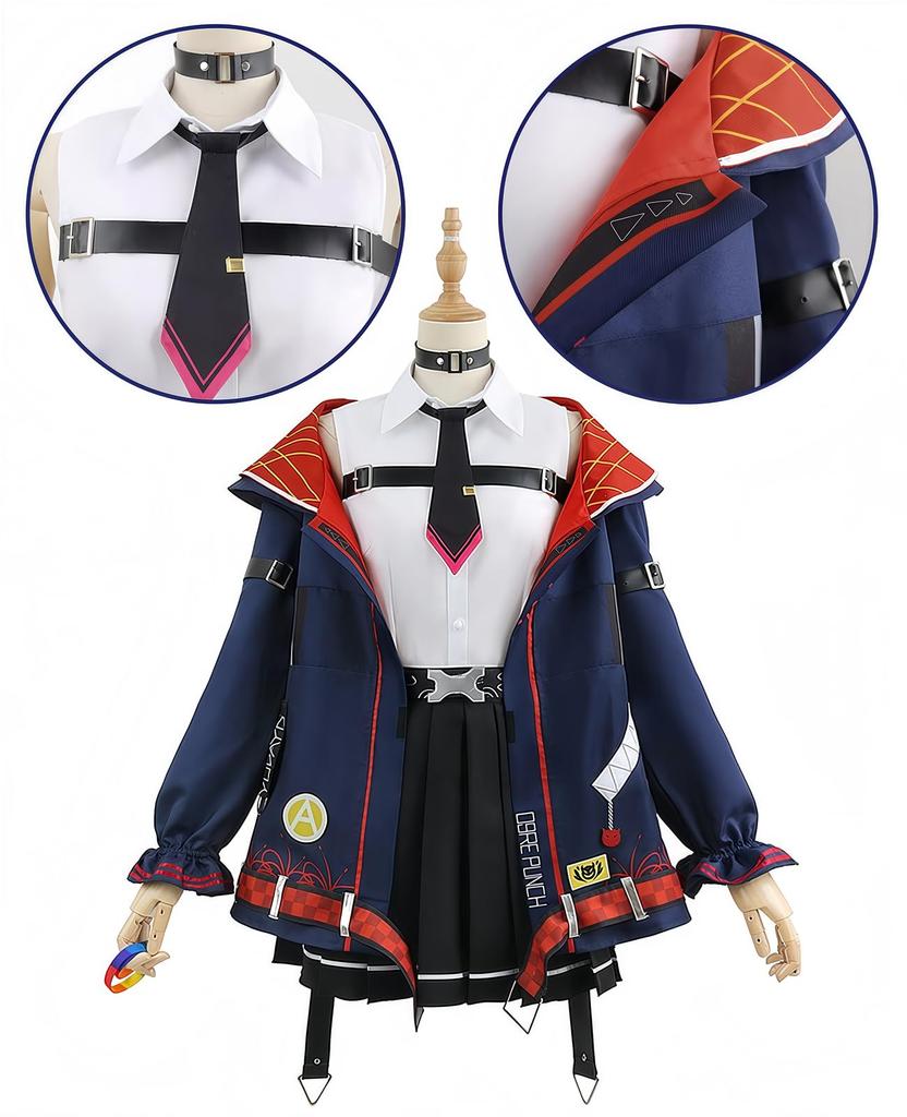 VTuber Cosplay Nakiri Ayame Cosplay Costume VTuber Cosplay Nakiri Ayame Cosplay Costume Yosan Virtual YouTuber VTuber Cosplay Hololive L [NOKIJP]