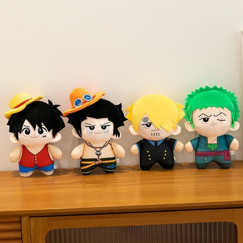 Плюшевая игрушка One Piece Луффи Эйс Зоро Санджи Коллекционный подарок для фанатов