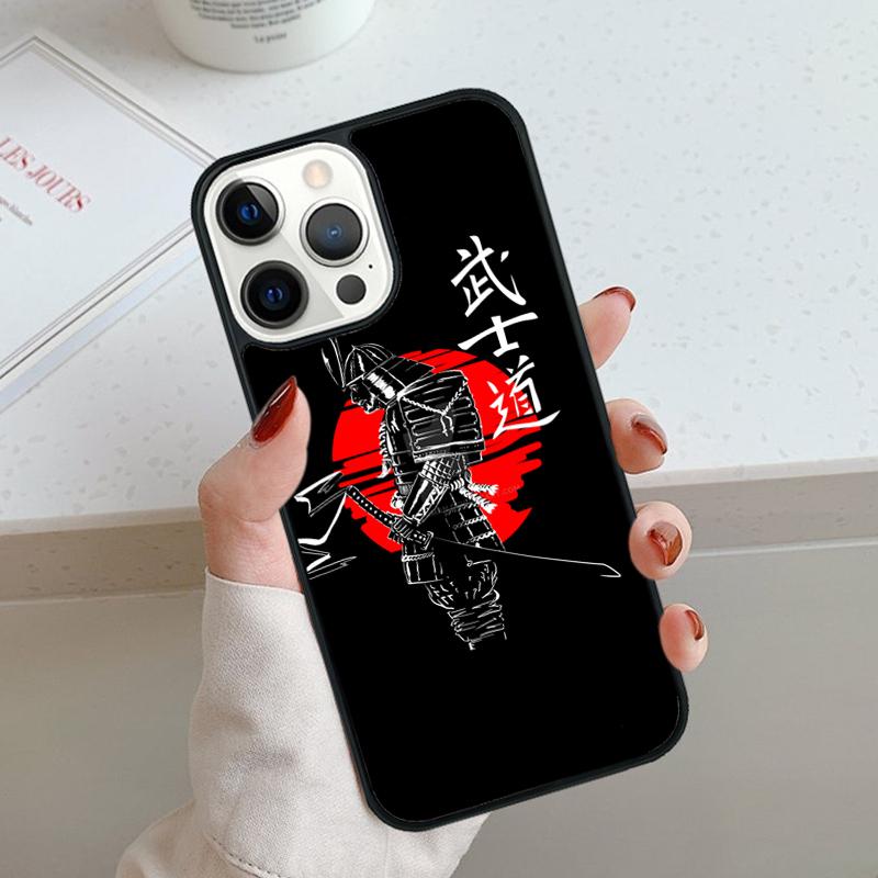 Bushido and Japanese Sun Phone Case For iPhone 17 Air 11 12 13 14 15 16 Pro Max Cover For iPhone 17 Air Max Plus Coque Shell