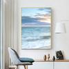 Восход Прибрежный Синий Морской Пейзаж Волны Картина Декоративный Плакат Холст Картина Печати Пляжная Настенная Картина Домашний Декор