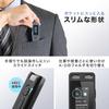 Sanwa Direct Голосовой рекордер 8 ГБ, карта microSD с радио, запись IC, 1 рекордер, компактный, встроенная память, совместимый, функция, рекордер, устройство, блок,