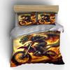 "Dragon Moto Rider Poster Set" Soft Comfortable Duvet Cover Bedding Set Included 1*Duvet Cover & 2*Pillowcases, gift