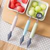1 шт. Кухонные принадлежности, двойной нож из нержавеющей стали для нарезки фруктов, арбуза, мороженого, шариков, ложек, стеков, гаджетов для дома