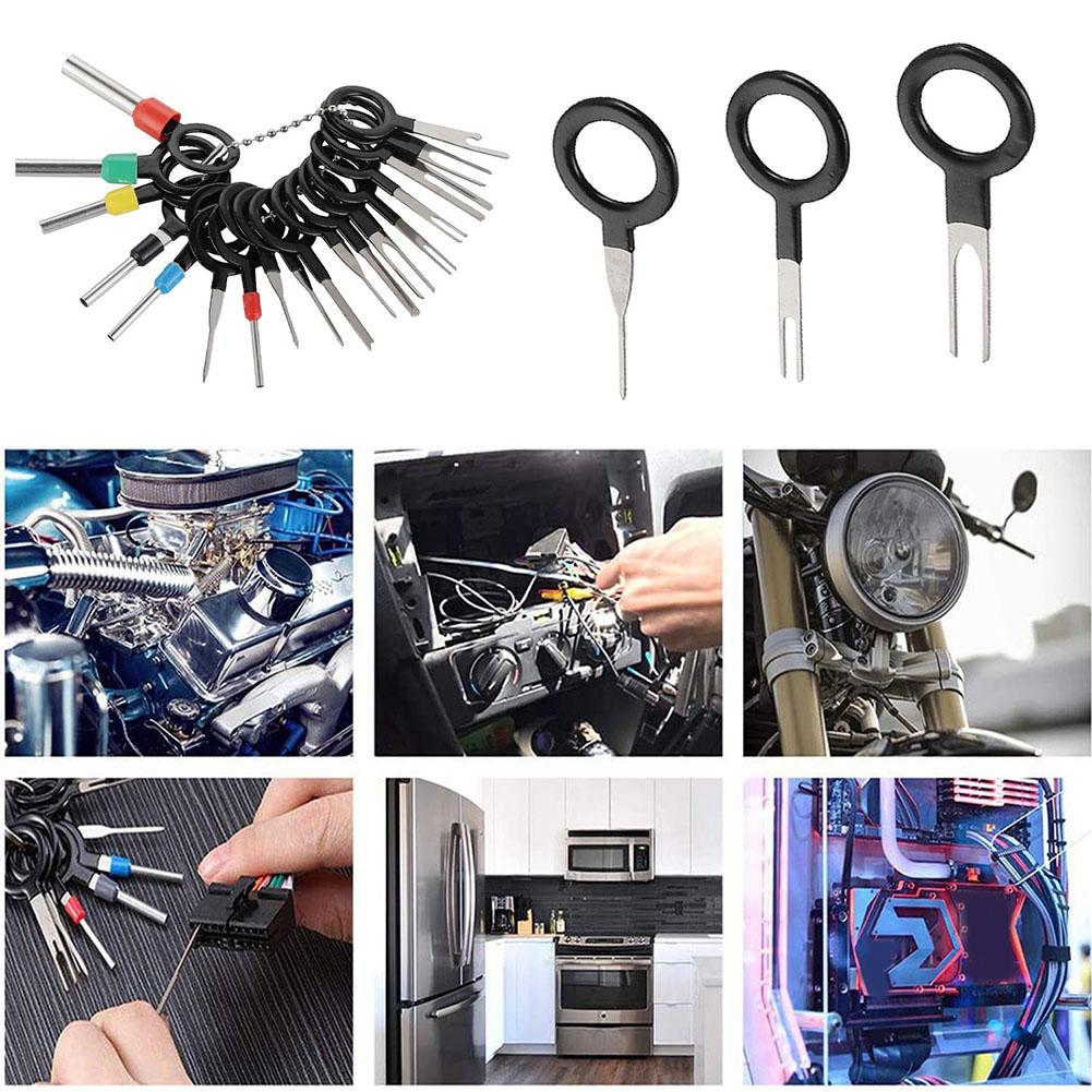 18 шт. Инструмент для удаления клемм, ремонтный инструмент, электрический разъем, автомобильный экстрактор пинов, высокопродаваемые аксессуары для ручного инструмента