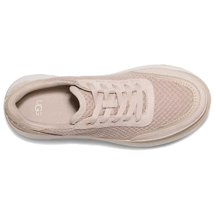UGG Кеды женские Marlin Series с круглым носком, на толстой подошве, низкие, повседневные, терракотово-белые 1170556-CERA