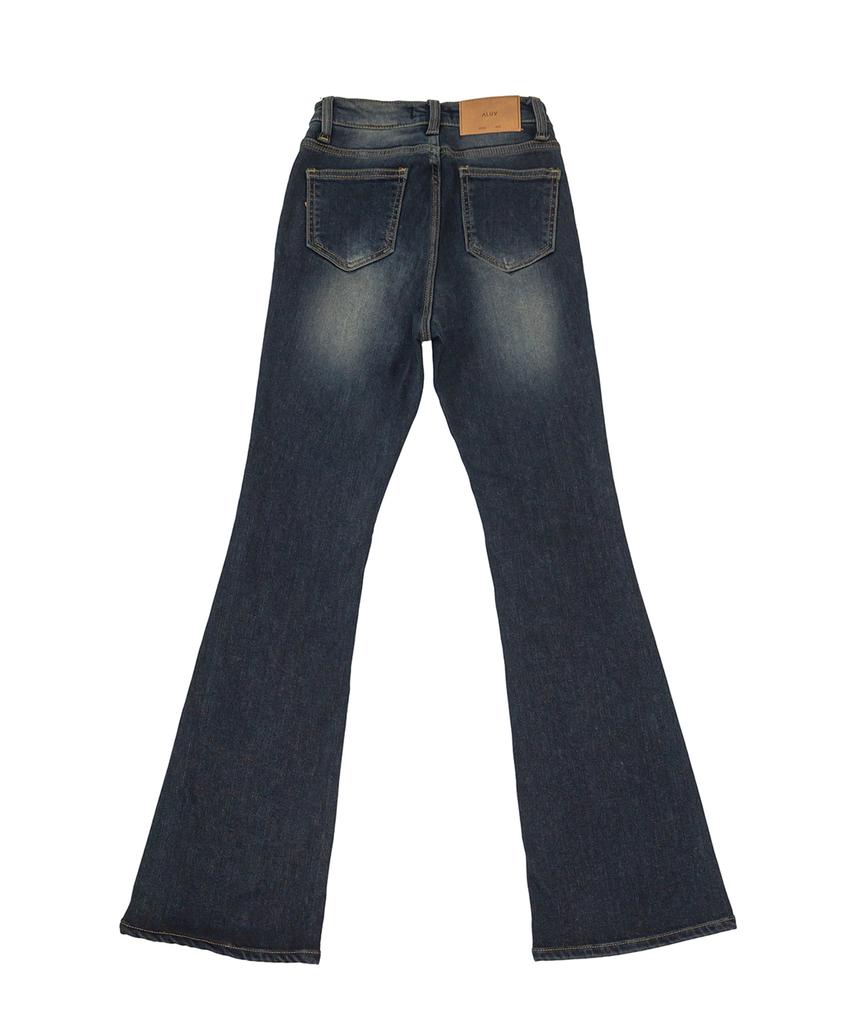 Eilubeu Выстиранные джинсы bootcut с высокой талией Aarbdp101P