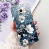 For Samsung J4 Plus Case Clear Cute Fashion Flowers Cool Painted Back Cover For Samsung Galaxy J4+ Phone Case SM-J415F SM-J415G