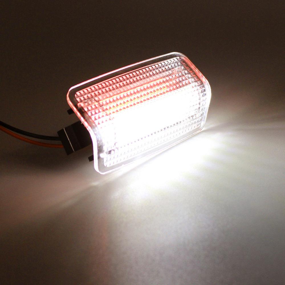 Пара автомобильных светодиодных дверных приветственных огней 12 В, белый, красный SMD светодиодный фонарь для Toyota Camry Crown Prius для Lexus IS250 RX350