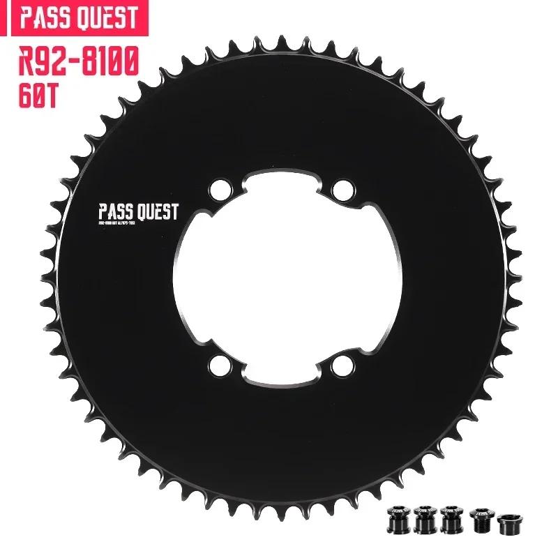PASS QUEST chainring 110 bcd 4 bolt chainring for Shimano ultegra 8100 dura ace 9200 54T 56T 58T 60T 44T 46T 48T 50T chainring