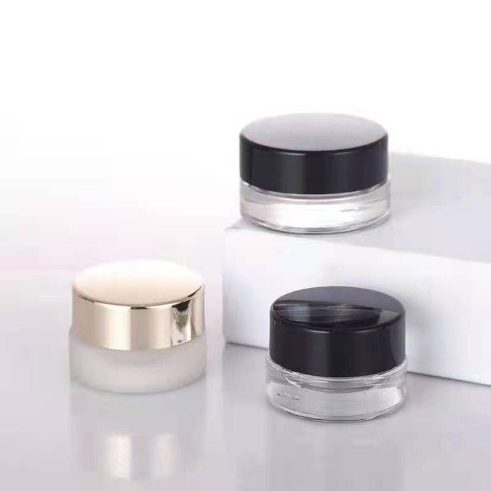 Black Gold Eye Cream Pots Mini Face Cream Packaging Bottle Makeup Jar for Skin Care