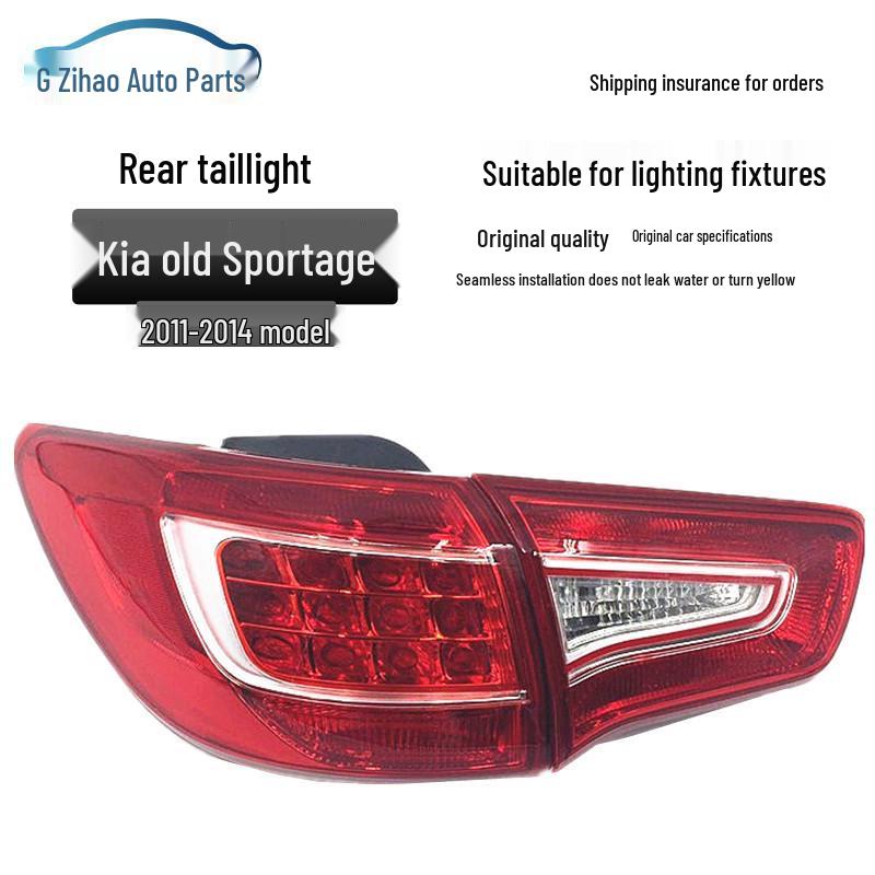 Compatible Kia Sportage 09-13 Rear Taillight Assembly & Bumper Fog Light