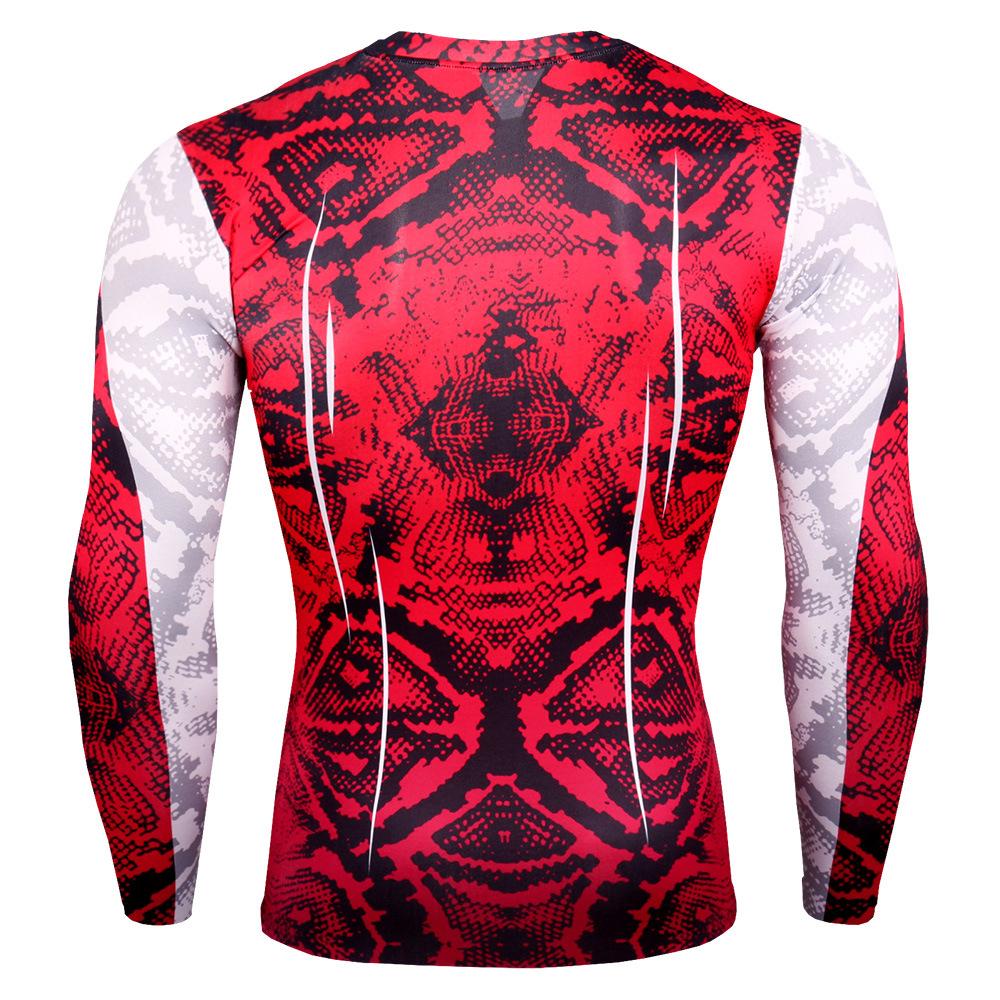 Мужской спортивный быстросохнущий костюм для фитнеса, тренировочные колготки для бега, дышащая компрессионная спортивная одежда