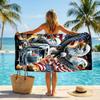 Eagle Fashion Beach Towel: Ideal for Summer Adventures Soft, absorbent and quick drying suitable for swimming and bathing