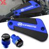 Новый для CFMOTO CF 650 650MT 700MT 650NK 400NK 650GT мотоцикла с ЧПУ алюминиевый передний резервуар тормозной жидкости крышка зеркала заглушки