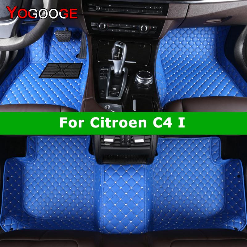 YOGOOGE Индивидуальные автомобильные коврики для Citroen C4 Автомобильные ковры Ножные Автоаксессуар