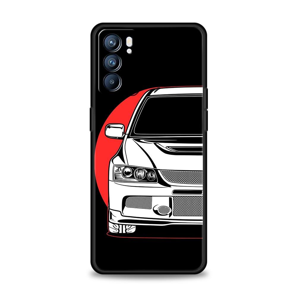 Чехол для спортивного автомобиля JDM Tokyo Drift для Oppo Find X6 X5 A54 A53 A52 A9 A15 A95 A17 A16 A76 A74 A57 Reno7 Reno6 Pro Plus 5G
