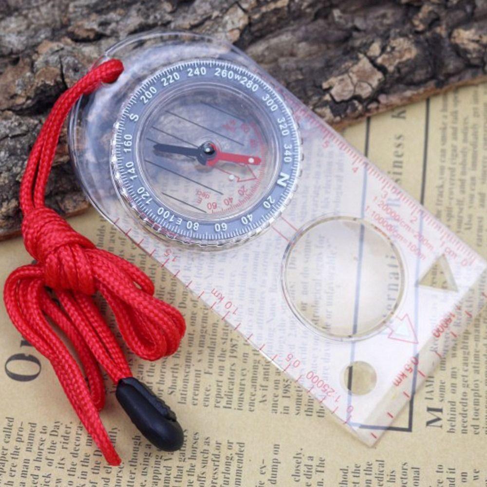 Acrylic Orienteering Navigation Transparent Baseplate Compass High Quality Camping Maps Outdoor