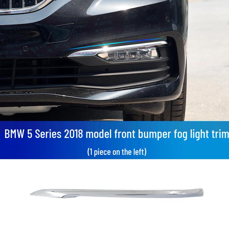 Manshi Front Bumper Decorative & Anti-collision Strip for BMW G38 528Li Fog Light Frame