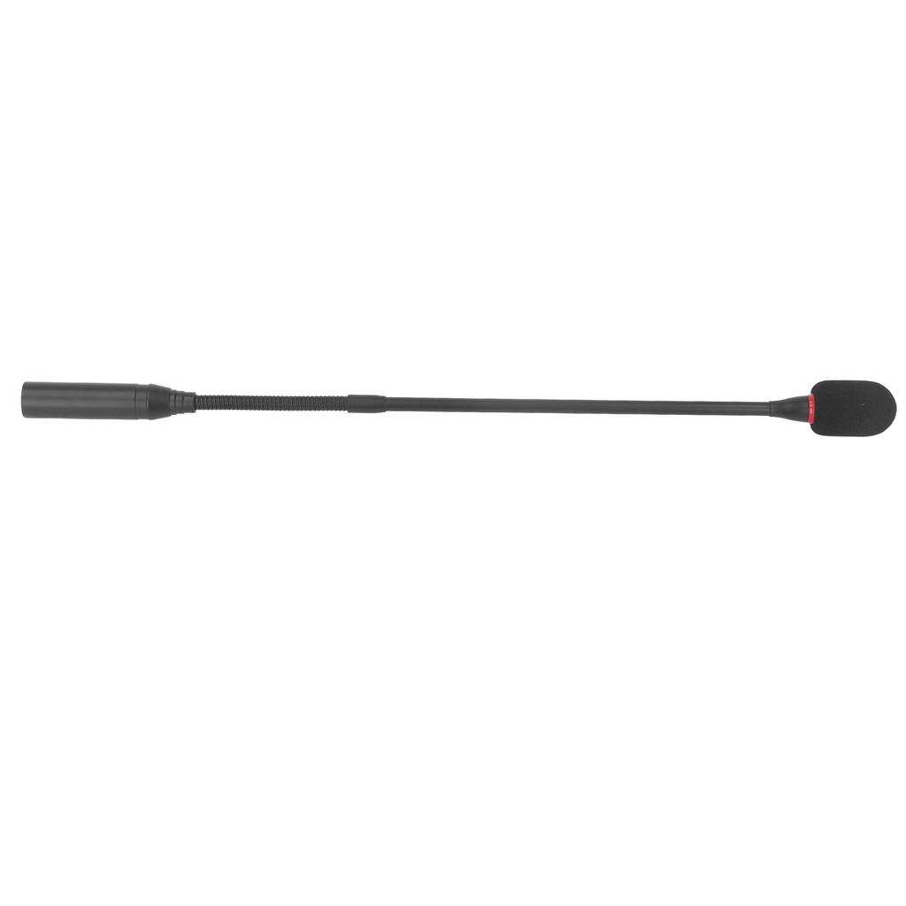 Микрофон на гусиной шее 17,7 дюйма Гибкий с шумоподавлением Вставной микрофон на гусиной шее с индикатором питания для конференц-залов