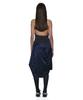 Partimento Woman Dot All-Over Printed Drape Midi Skirt_Navy