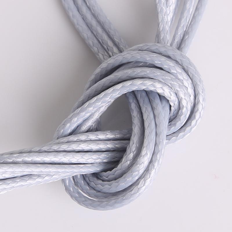 «Корейская вощеная веревка - 1-2 мм цветной шнур для самостоятельного изготовления ожерелий и браслетов»