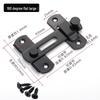 Modern Stainless Steel Sliding Bolt Latch for Bathroom, Pet Cage, Barn Door, Anti-theft Lock