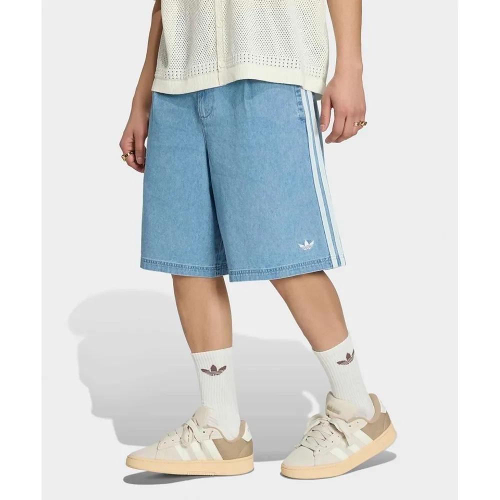 ADIDAS Denim Chino Shorts Light Blue KX1192