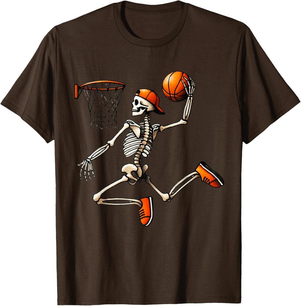 Skeleton Basketball Halloween Costume Funny Funny Unisex T-Shirt