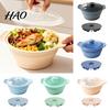High Temperature Safe Kitchen Tool Foldable Silicone Microwave Steamer, Collapsible Steamer Bowl, Food Preparation Accessory Heat-Resistant Food-Grade