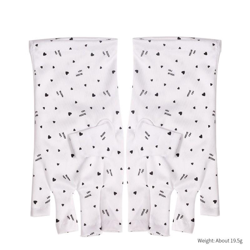 Трансграничные перчатки без пальцев для защиты от УФ-лучей для нейл-арта - Предотвращение потемнения