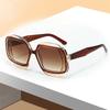 Модные Оверсайз Солнцезащитные Очки Мужские Новые Конфетные Цвета Оправа Градиентные Повседневные Очки Женские Фирменный Дизайн Пляжный Отпуск Солнцезащитные Очки