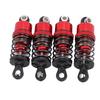 4 Pcs RC Car Shock Absorber 52mm Oil Pressure Damping Aluminum Alloy RC Shock Absorber Damper for 1 10 Model Cars Red