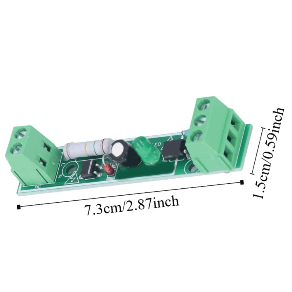 3PCS AC 220V Opto Isolator Board 1 Channel Optocoupler Isolation Module  Industrial Control