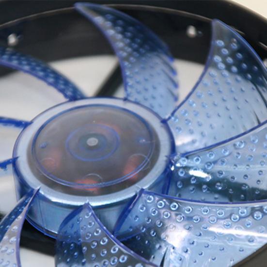 Модный компьютерный аксессуар, 15 светодиодов, длительный срок службы, бесшумные 3-контактные фонари, обслуживание подшипников, гидравлический 4-контактный вентилятор корпуса компьютера